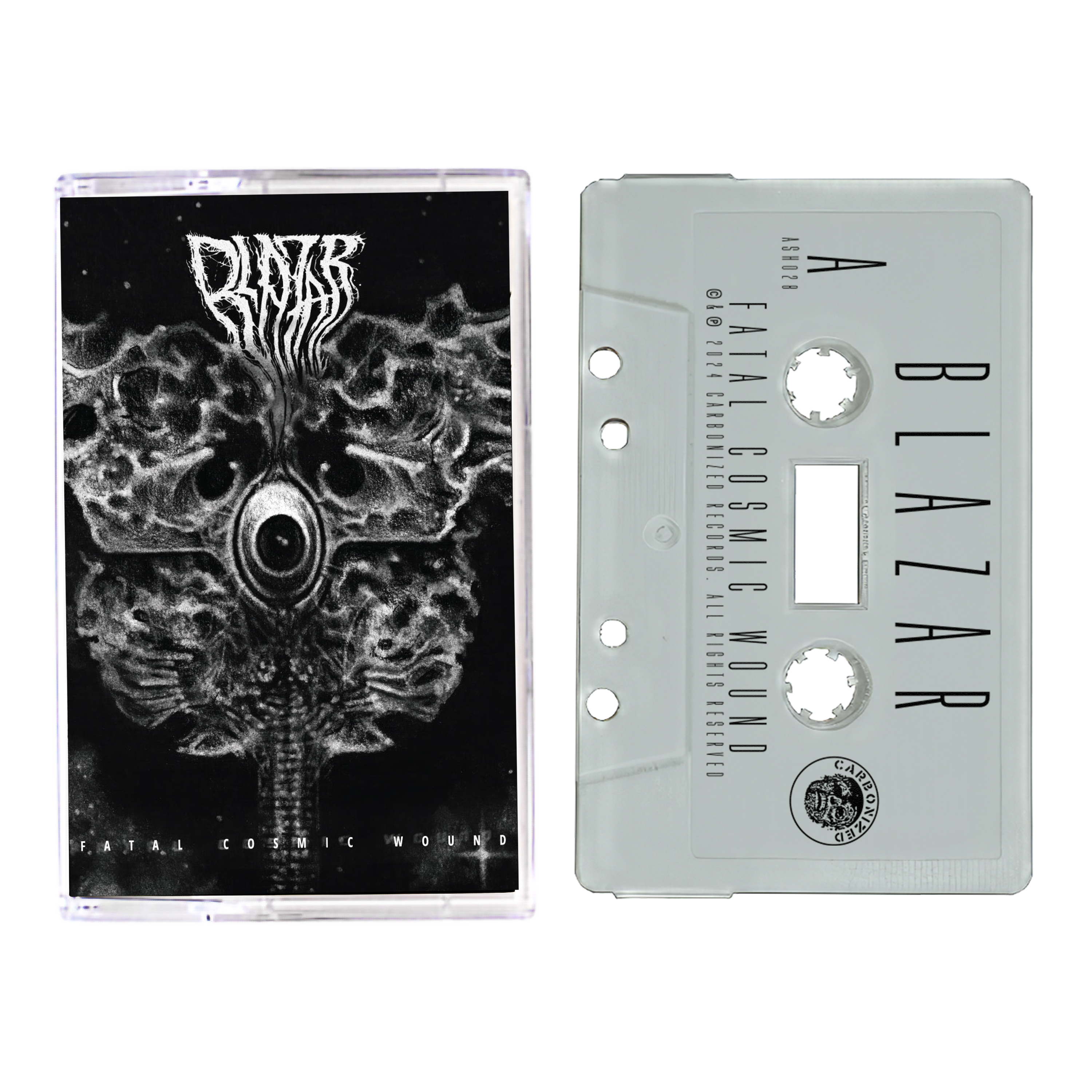 Blazar - "Fatal Cosmic Wound" Gray Cassette