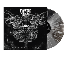 Load image into Gallery viewer, Blazar - &quot;Fatal Cosmic Wound&quot; Silver / Black Spinner with White and Silver Splatter LP
