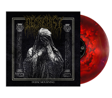 Load image into Gallery viewer, Decrepisy - Deific Mourning Orange / Purple Merge with Magenta Splatter LP
