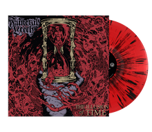 Load image into Gallery viewer, Funeral Leech - “The Illusion of Time” Blood Red Black Splatter LP
