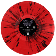 Load image into Gallery viewer, Funeral Leech - “The Illusion of Time” Blood Red Black Splatter LP
