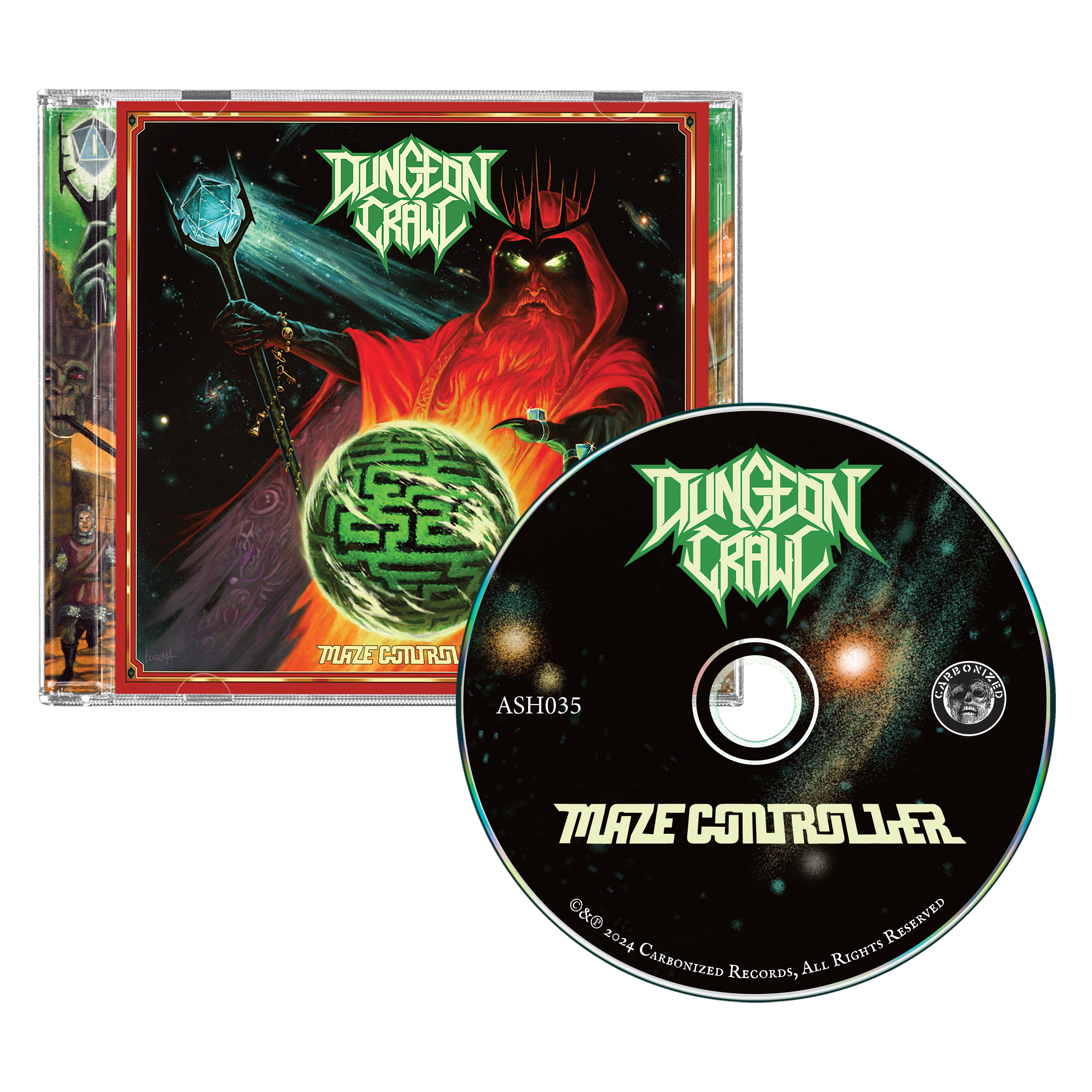 Dungeon Crawl - “Maze Controller” CD – Carbonized Records