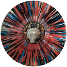 Load image into Gallery viewer, Morbid Stench - &quot;Rotting Ways of Doom&quot; Gold and Oxblood Merge with Black, Blue, and White Splatter LP
