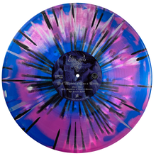 Load image into Gallery viewer, Moribund Dawn - &quot;Dark Mysteries of Time &amp; Eternity&quot; Blue / Purple / Bone White Tri-Color Merge with Black, Purple, and Silver Splatter

