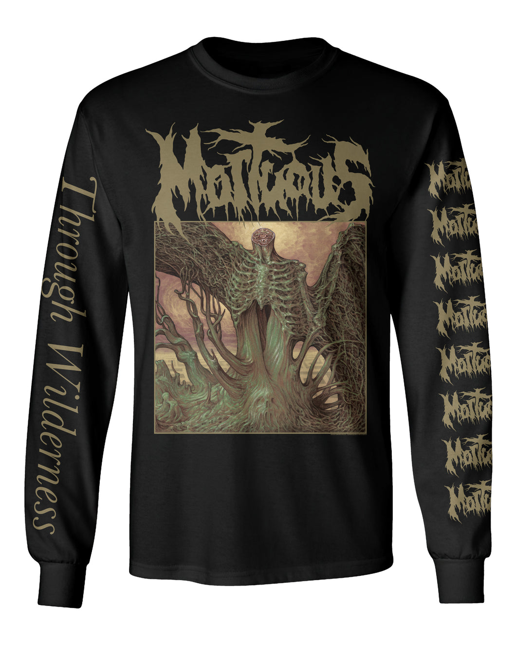 Mortuous - Through Wilderness Long Sleeve T-Shirt (2022 Press)