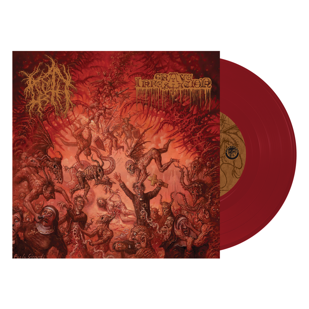 Noroth / Grave Infestation Oxblood Vinyl