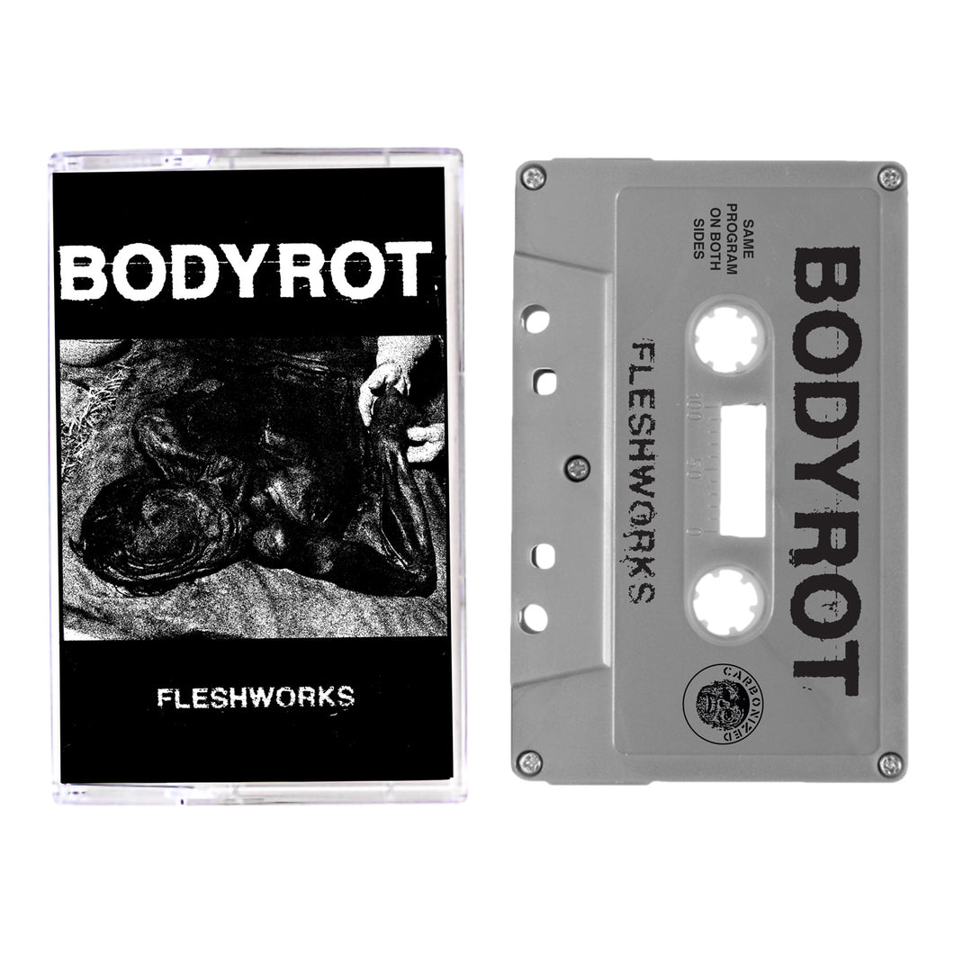 Bodyrot - “Fleshworks” Silver Cassette