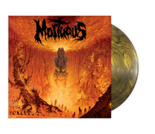 Load image into Gallery viewer, Mortuous - &quot;Upon Desolation&quot; Yellow / Black Galaxy LP
