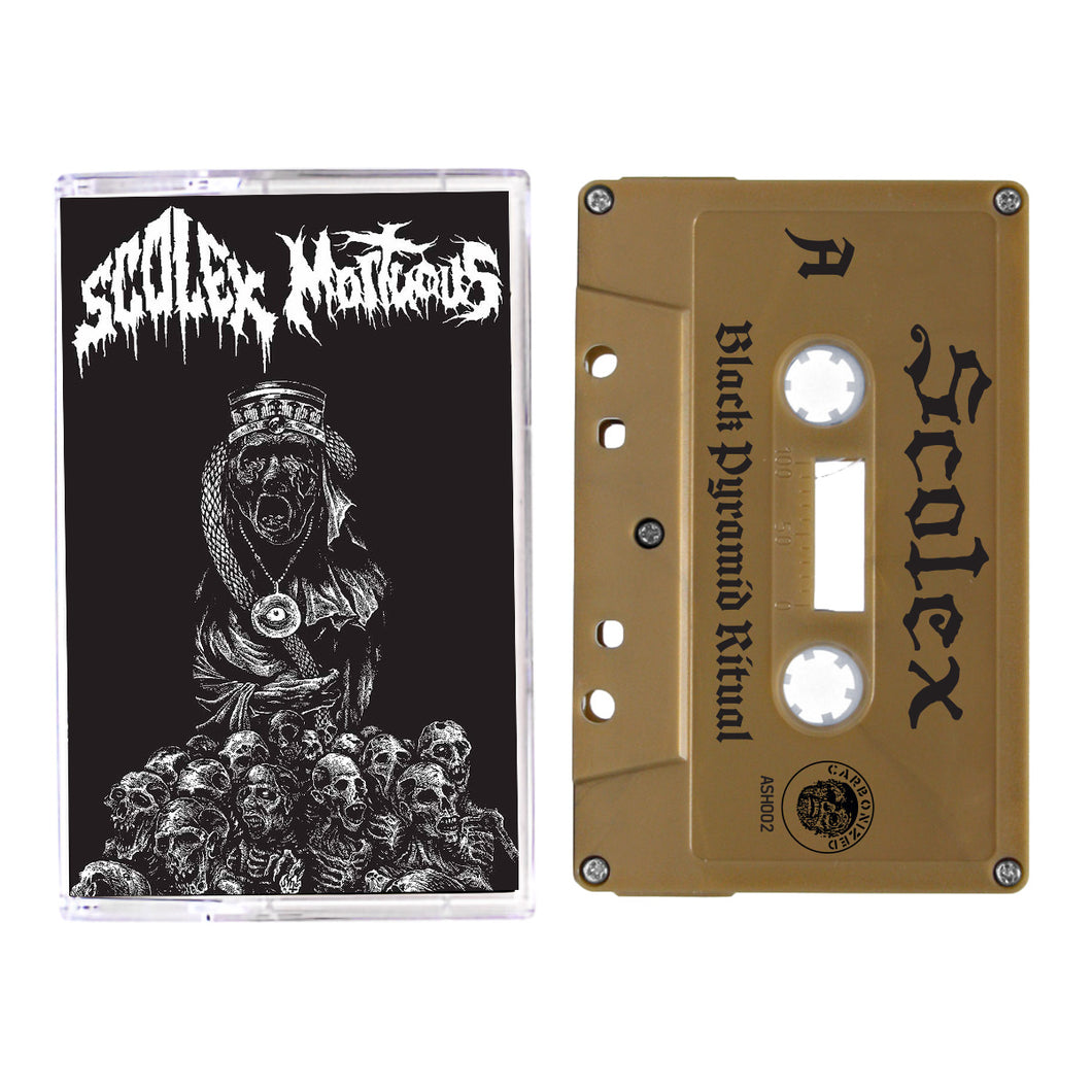 Scolex / Mortuous Split Cassette (Gold)