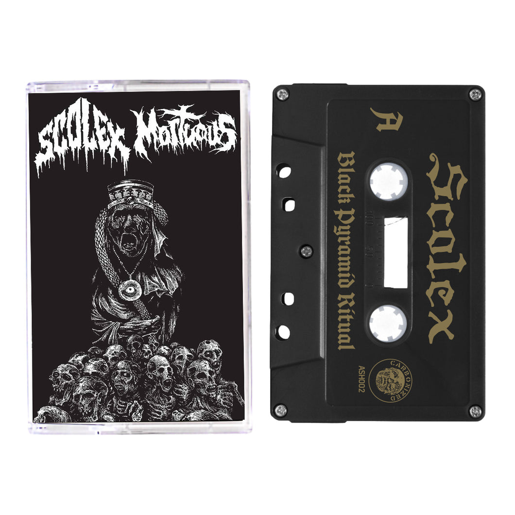 Scolex / Mortuous Split Cassette (Black)