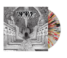 Load image into Gallery viewer, Socioclast - Clear with Black, Gold, Orange, and Red Splatter LP (Second Press)
