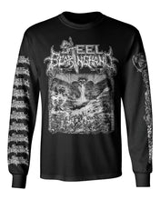 Load image into Gallery viewer, Steel Bearing Hand - &quot;Slay In Hell&quot; Long Sleeve T-Shirt (2022 Press)
