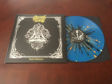 Load image into Gallery viewer, Funeral Leech - &quot;Death Meditation&quot; Aqua Blue / Clear Merge with Splatter LP (Third Press)
