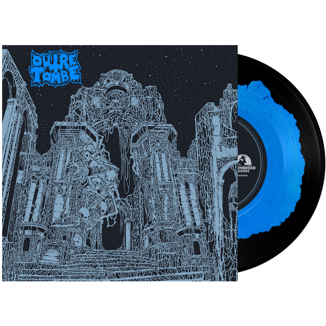 Skelethal / Outre-Tombe Black and Blue Merge 7”