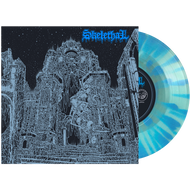 Skelethal / Outre-Tombe Electric Blue with Aqua Splatter 7”