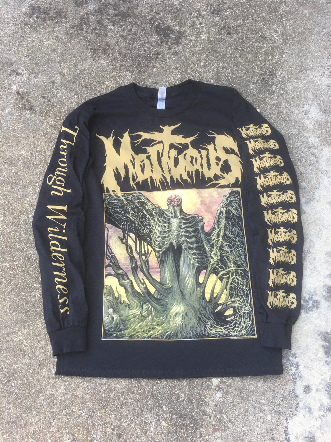 Mortuous - Through Wilderness Long Sleeve T-Shirt (2022 Press)